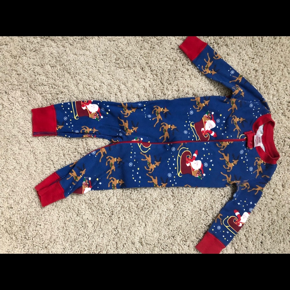Hanna Andersson Santa reindeer PJs
